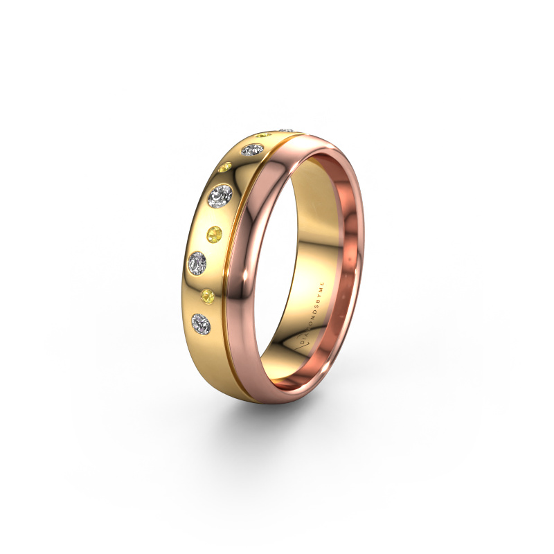 Bild von Ehering WH0317L36AP 585 Gold ±6x1.7 mm Gelb Saphir