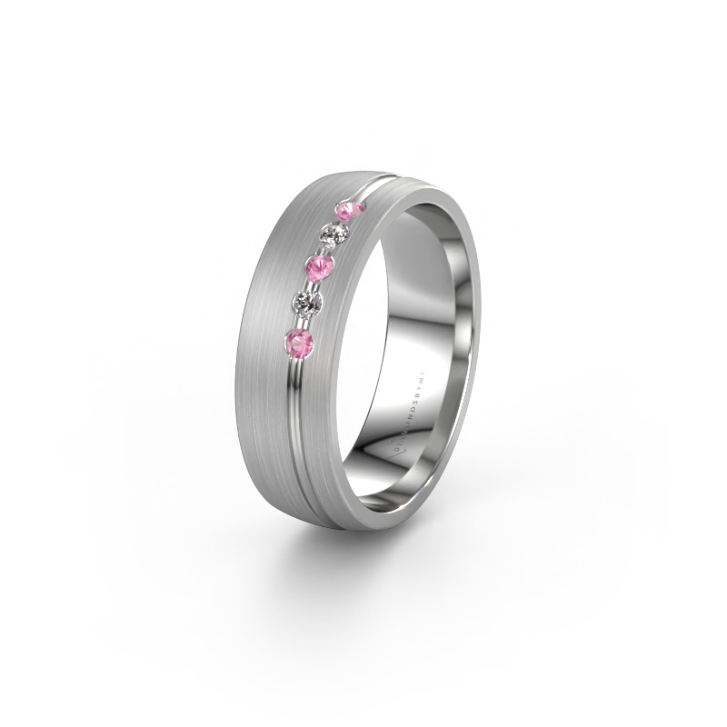 Image de Alliance WH0323L25AM 950 platine ±6x1.7 mm Saphir rose