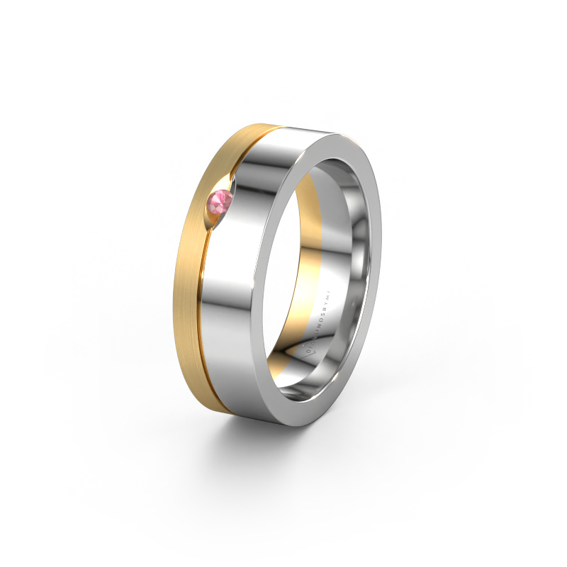Image de Alliance WH0329L16B 585 or blanc ±6x2 mm Rose tourmaline