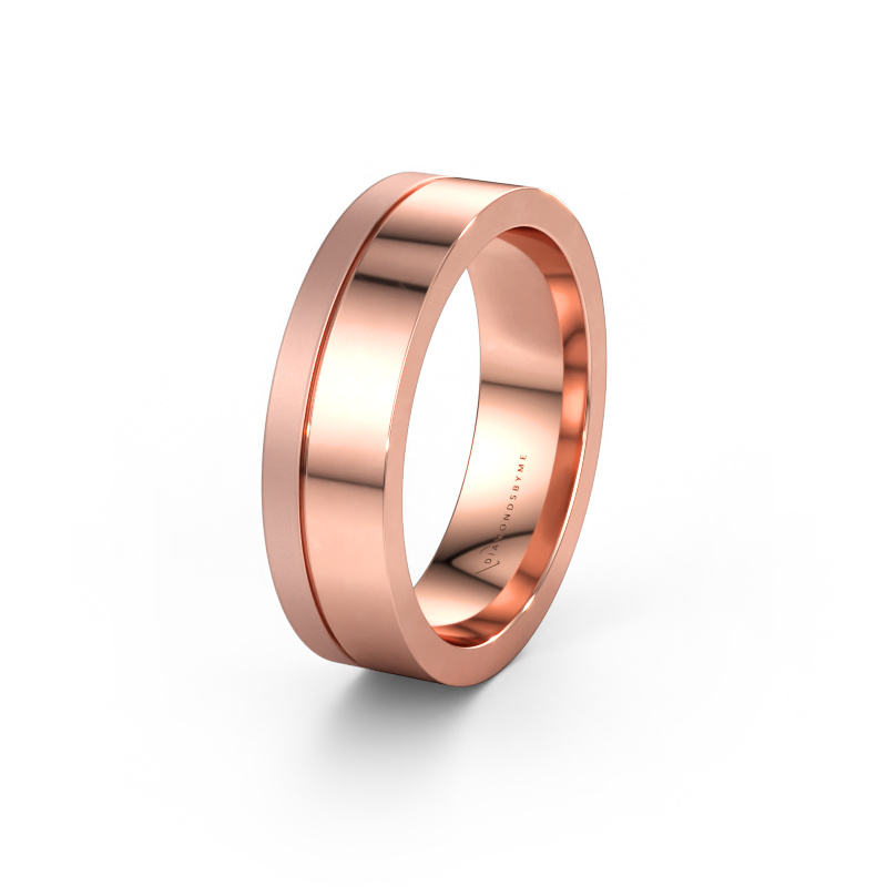 Immagine di Fede nuziale WH0329M16B 585 oro rosa ±6 x 2 mm