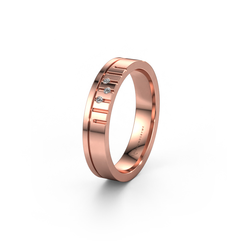 Bild von Freundschaftsring WH0332L14X 585 Roségold ±4x1.5 mm Zirkonia