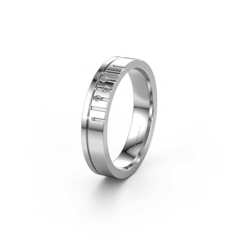 Image of Friendship ring WH0332L14X 950 platinum ±0.16x0.06 in Zirconia