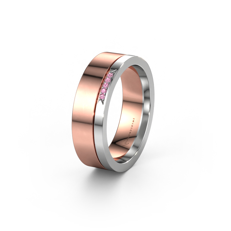 Bild von Ehering WH0336L16A 585 Roségold ±6x1.7 mm Pink Saphir