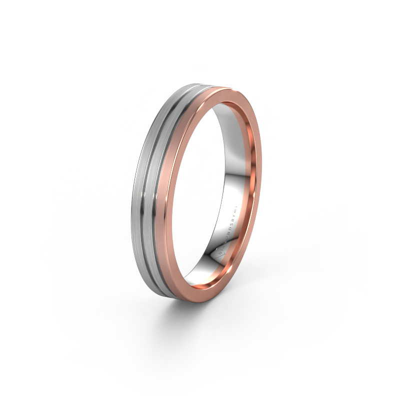 Image of Wedding ring WH0400M14AM 585 white gold ±0.16x0.07 in