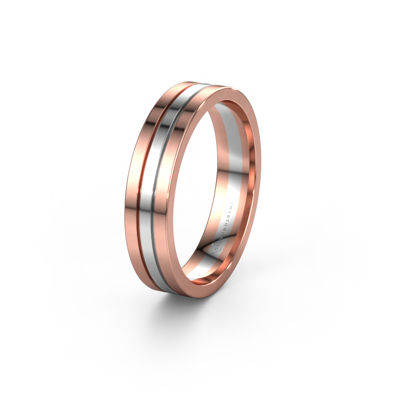 Image of Wedding ring WH0400M15AP 585 rose gold ±0.20x0.07 in