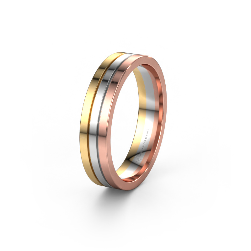 Image of Wedding ring WH0400M15AP 585 gold ±5x1.7 mm