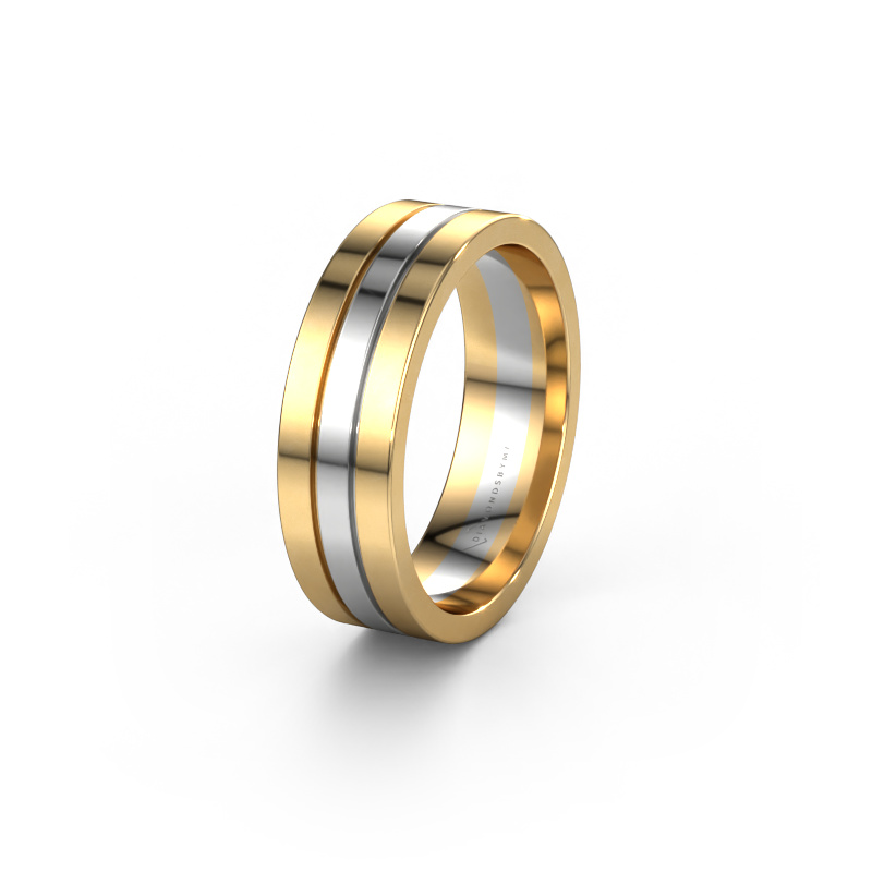 Image of Wedding ring WH0400M16AP 585 gold ±0.24x0.07 in
