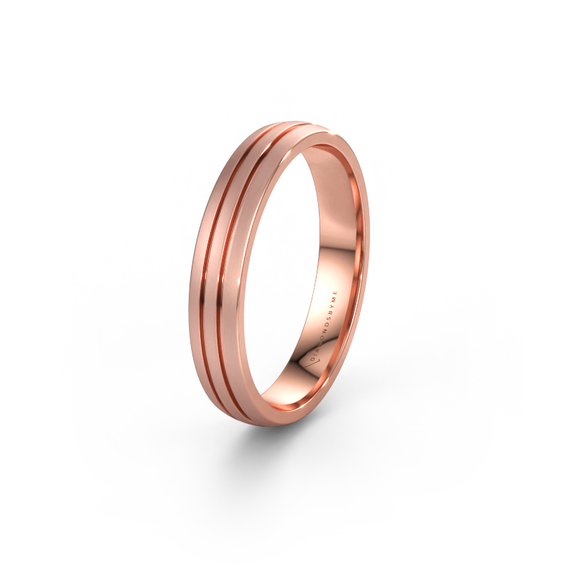 Immagine di Fede nuziale WH0400M24AM 585 oro rosa ±4 x 1,7 mm