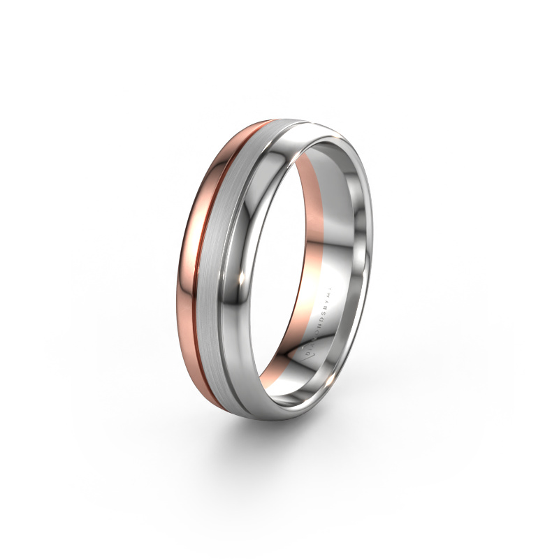 Image of Wedding ring WH0400M36APM 585 rose gold ±0.24x0.07 in