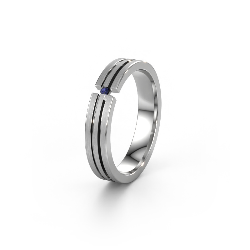 Bild von Ehering WH0402L14AM 950 Platin ±4x1.7 mm Saphir