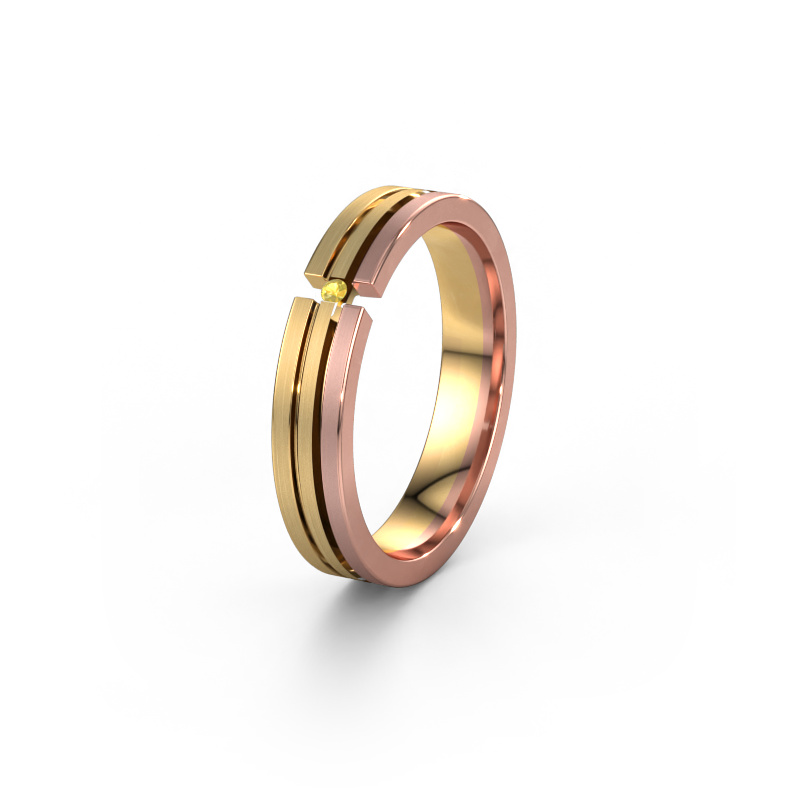 Bild von Ehering WH0402L14AM 585 Gold ±4x1.7 mm Gelb Saphir