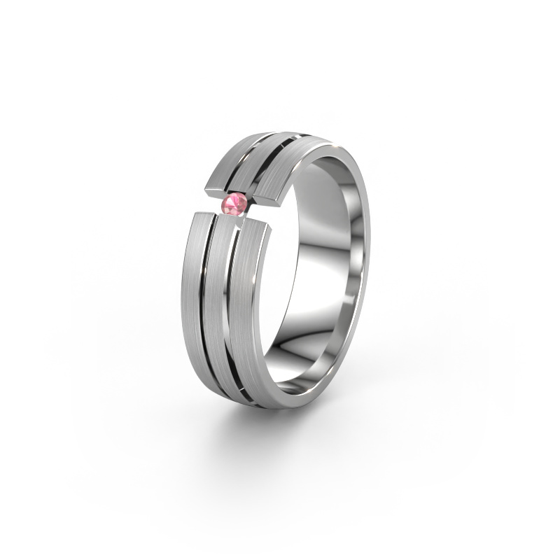 Image de Alliance WH0402L26AM 950 platine ±6x1.7 mm Rose tourmaline