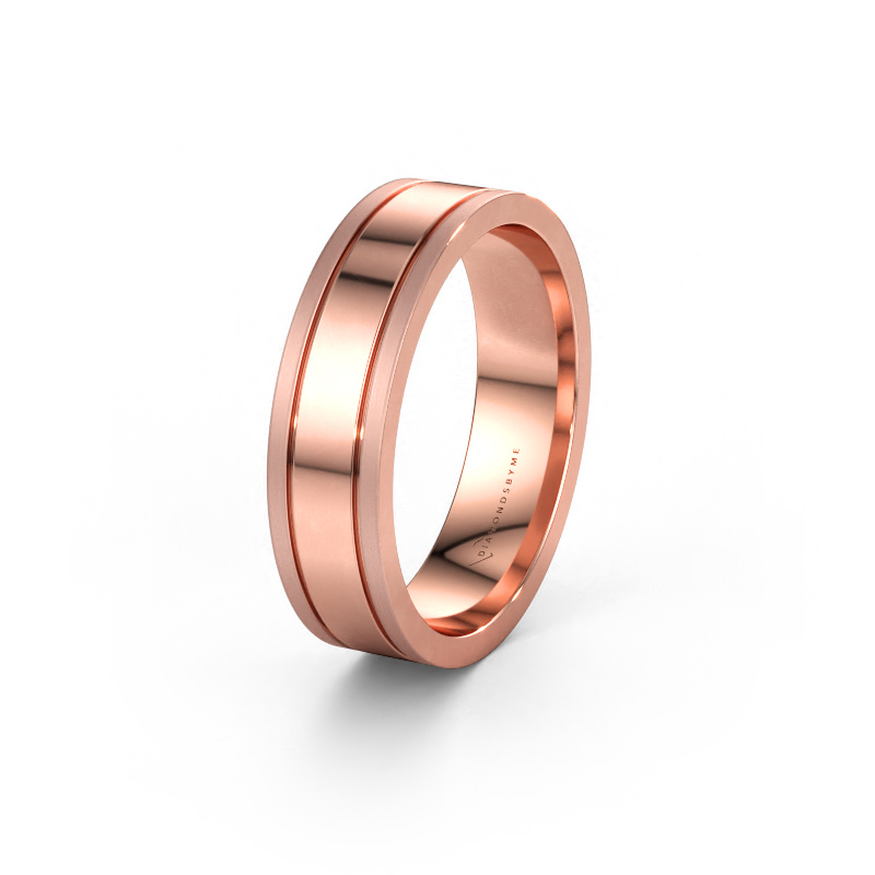Immagine di Fede nuziale WH0404M16A 585 oro rosa ±6 x 1,7 mm