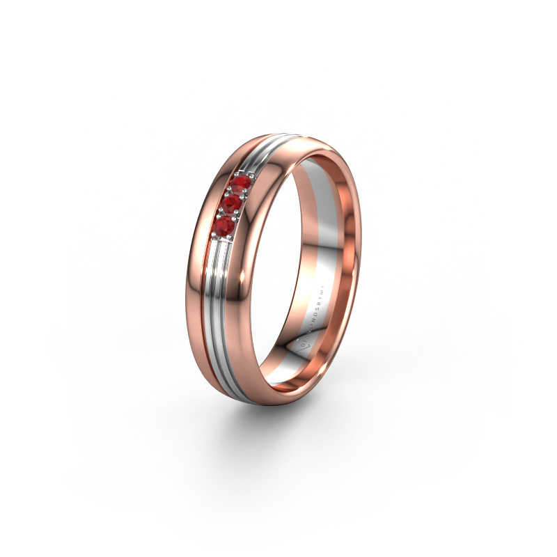 Image de Alliance WH0405L35X 585 or rose ±5x1.5 mm Rubis