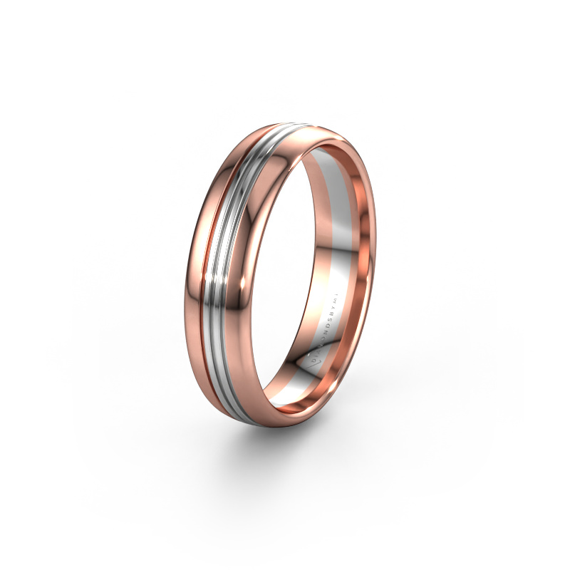 Image of Wedding ring WH0405M35X 585 rose gold ±5x1.5 mm
