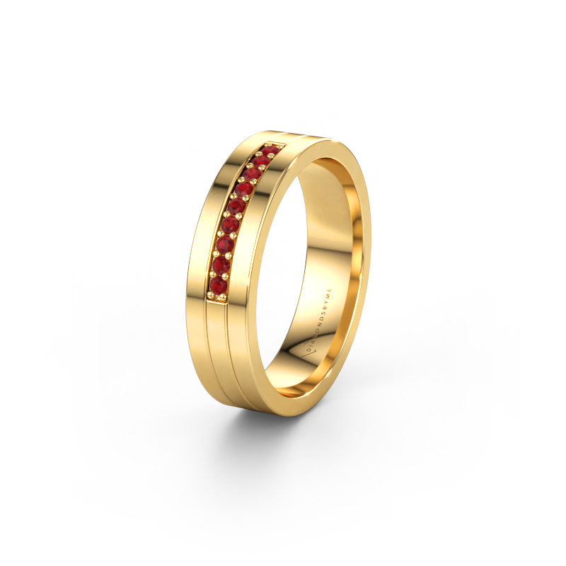 Immagine di Fede nuziale WH0413L15AP 585 oro ±5 x 1,7 mm Rubino