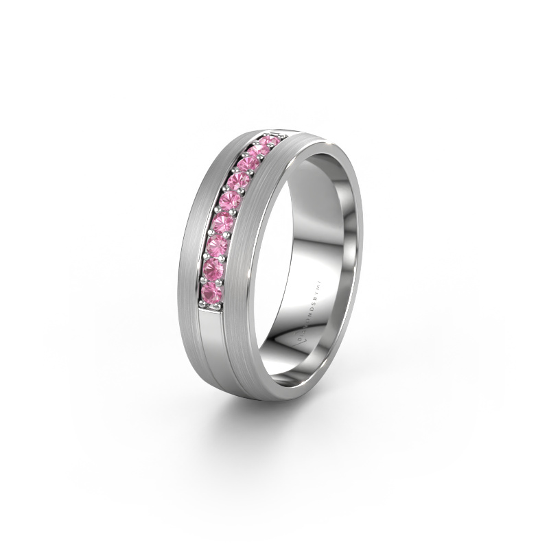Bild von Ehering WH0413L26APM 950 Platin ±6x1.7 mm Pink Saphir
