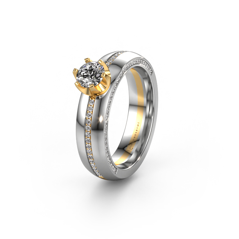 Image de Bague de mariage WH0416L25E 585 or jaune ±5x2.6 mm Diamant