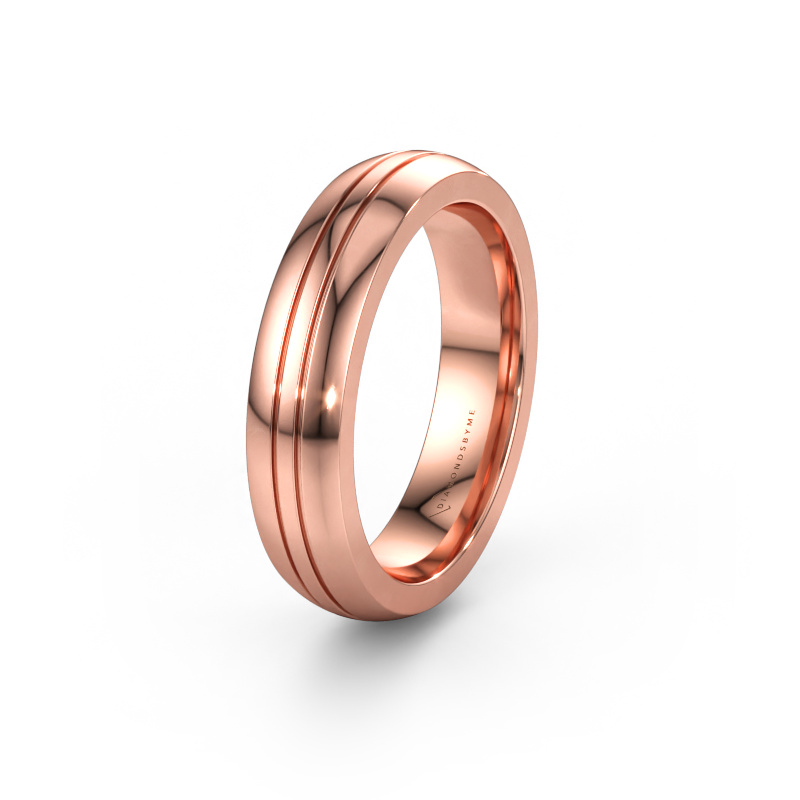 Immagine di Fede nuziale WH0416M25E 585 oro rosa ±5 x 2,4 mm