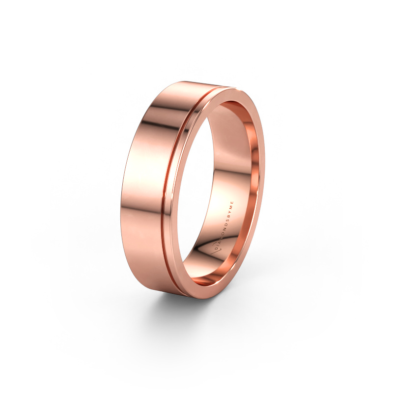 Bild av Vigselring WH0500M16AP 585 roséguld ±6 x 1,7 mm