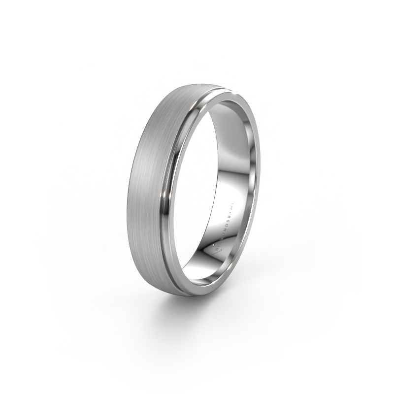 Image of Wedding ring WH0500M25AMP 585 white gold ±0.20x0.07 in