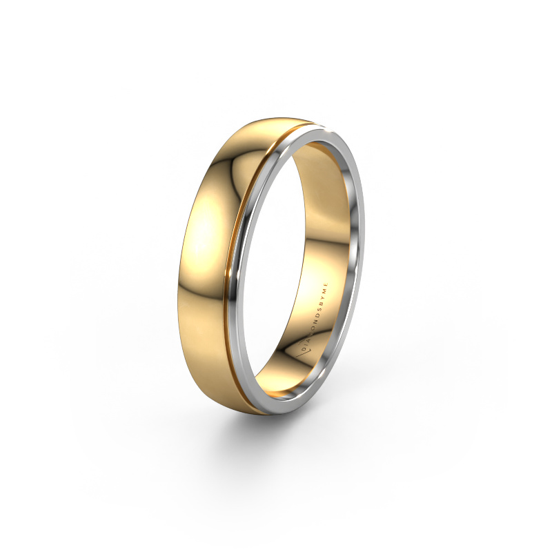 Image of Wedding ring WH0500M25AP 585 gold ±0.20x0.07 in
