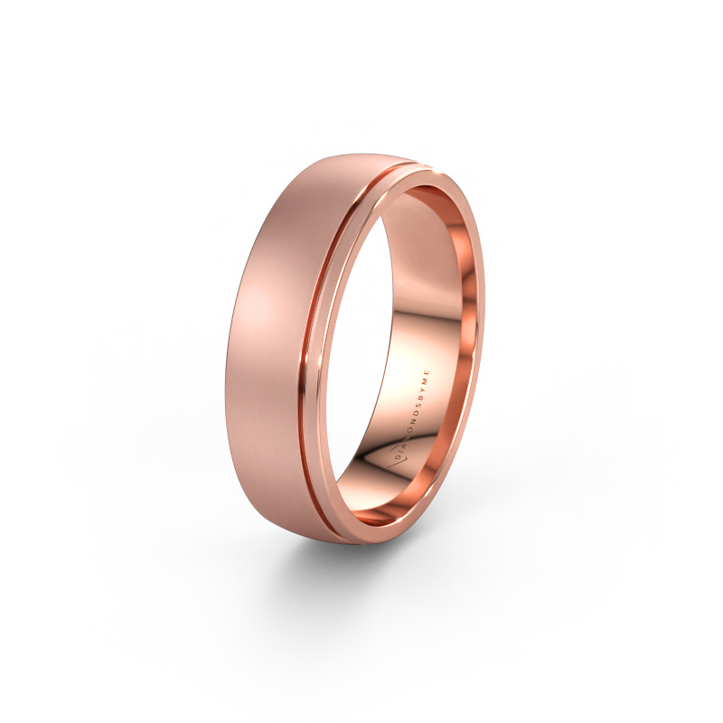 Bild av Vigselring WH0500M26AM 585 roséguld ±6 x 1,7 mm