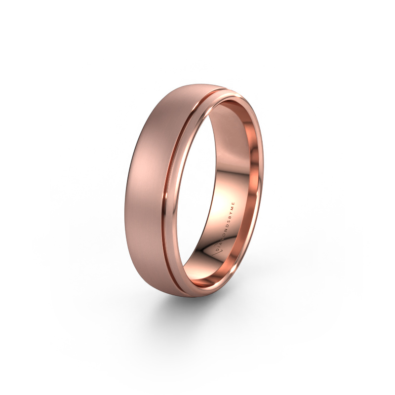 Bild von Trauring WH0500M36AM 585 Roségold ±6x1.7 mm