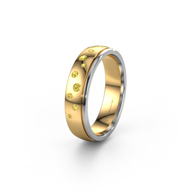 Bild von Ehering WH0517L25AP 585 Gold ±5x1.7 mm Gelb Saphir