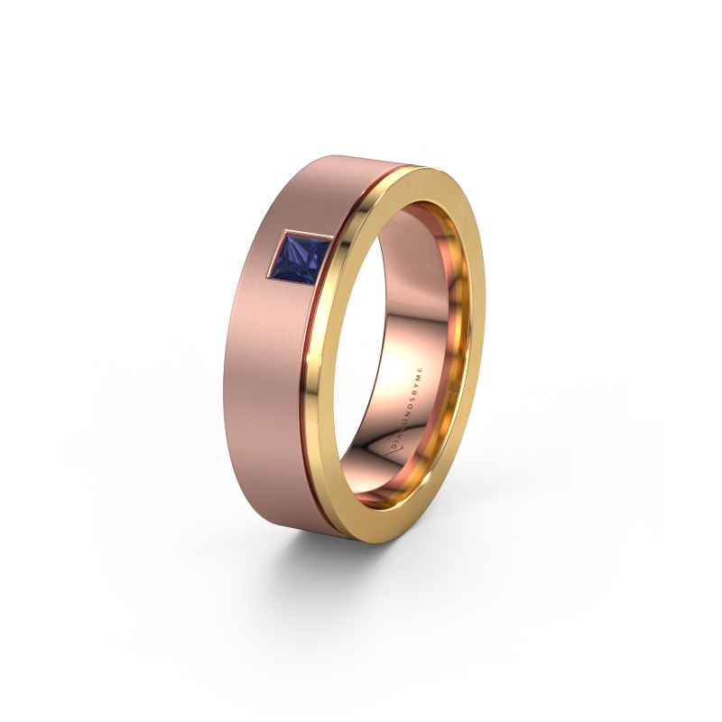 Bild von Ehering WH0550L16CMP 585 Roségold ±6x2.2 mm Saphir