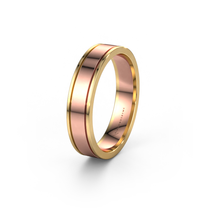 Image of Wedding ring WH0600M15AP 585 rose gold ±0.20x0.07 in