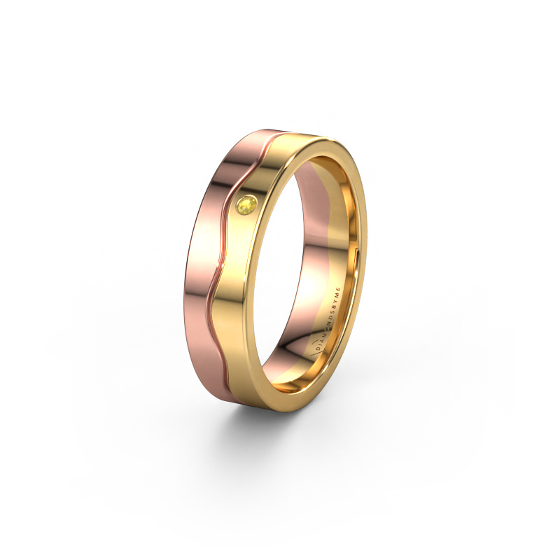 Bild von Ehering WH0701L15AP 585 Roségold ±5x1.7 mm Gelb Saphir