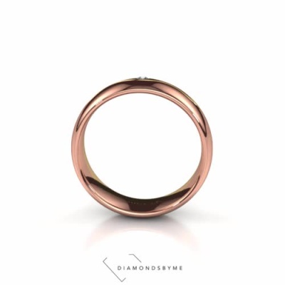 Wavy ±0.24 in (6 mm) WH0701L36AP gold ladies wedding ring