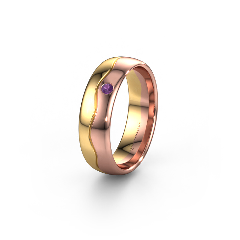 Bild von Ehering WH0701L36AP 585 Gold ±6x1.7 mm Amethyst