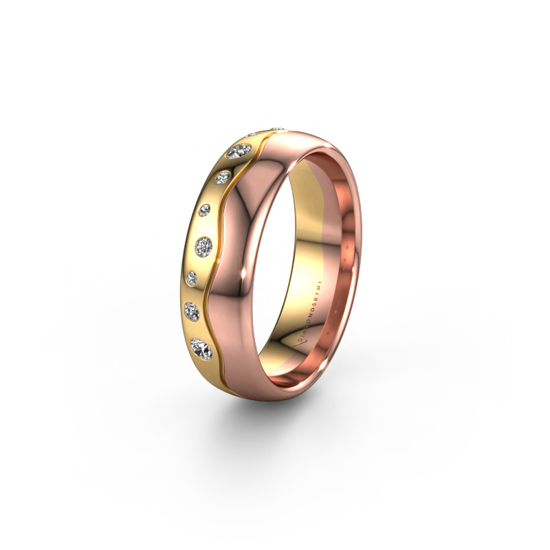 Bild von Ehering WH0717L36AP 585 Gold ±6x1.7 mm Zirkonia
