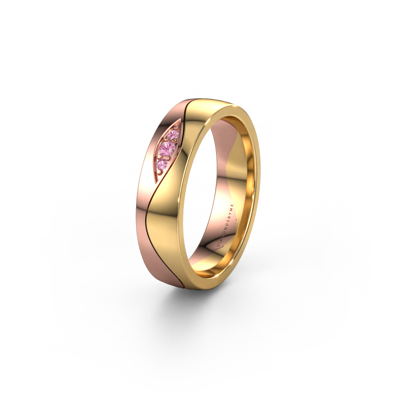 Bild von Ehering WH0730L25AP 585 Roségold ±5x1.7 mm Pink Saphir