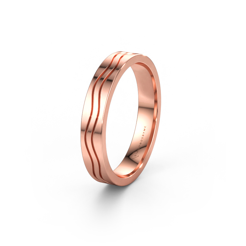 Immagine di Fede nuziale WH0800M14AP 585 oro rosa ±4 x 1,7 mm