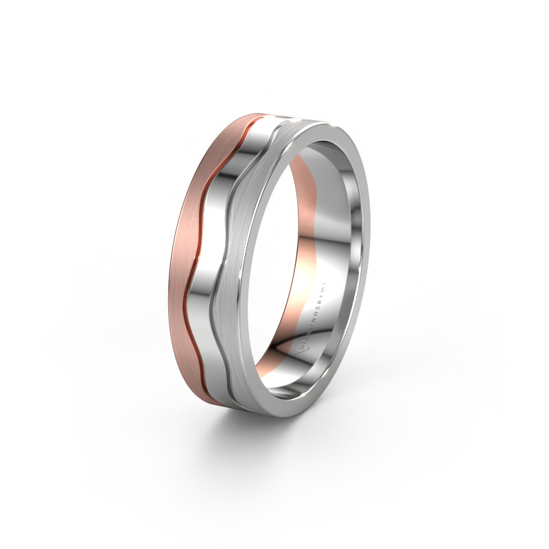 Image of Wedding ring WH0800M16AMP 585 rose gold ±0.24x0.07 in