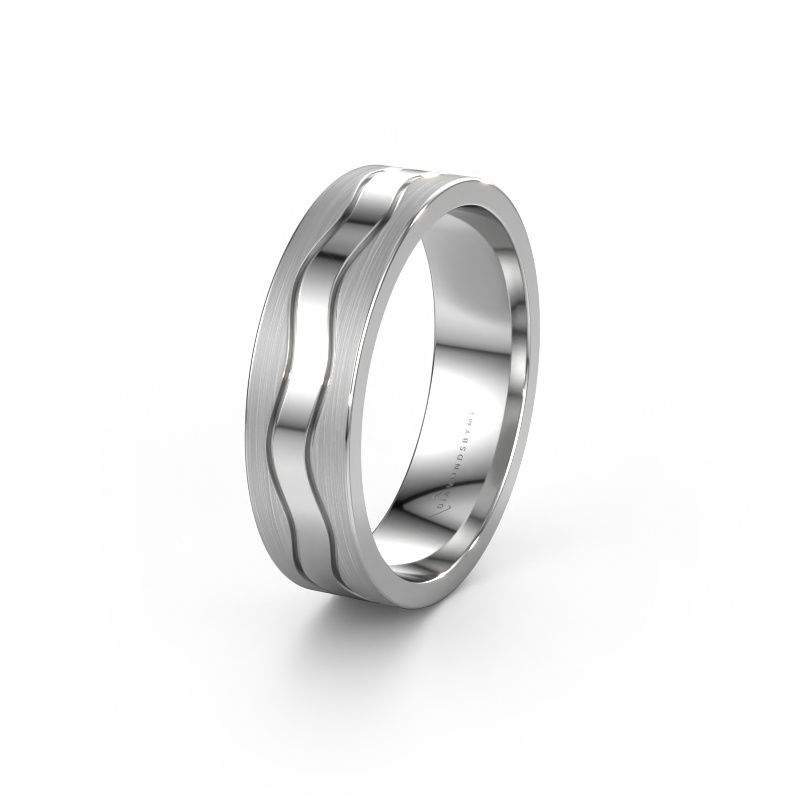 Image of Wedding ring WH0800M16AMP 950 platinum ±0.24x0.07 in