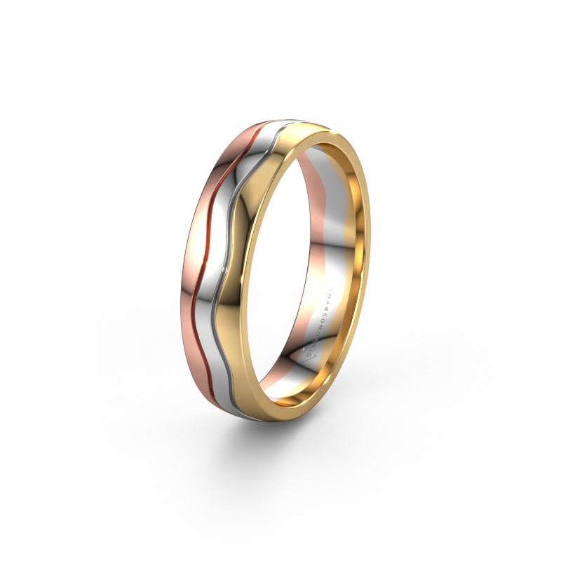 Image of Wedding ring WH0800M25AP 585 rose gold ±0.20x0.07 in