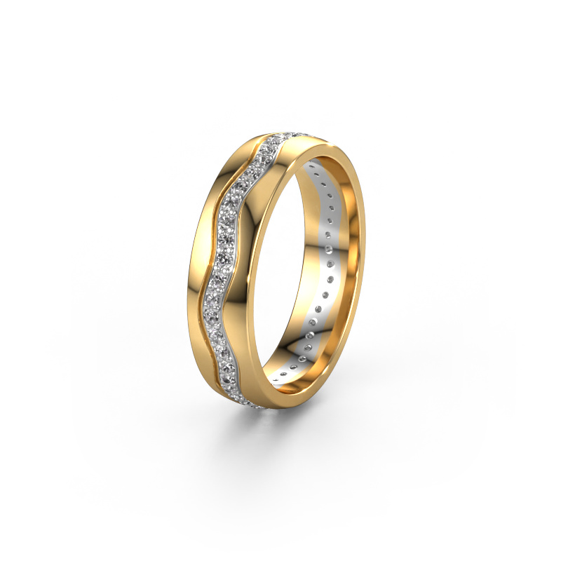 Bild von Ehering WH0803L25AP 585 Gold ±5x1.7 mm Diamant