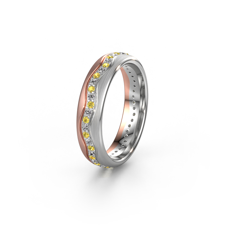 Image de Alliance WH0803L35BM 585 or rose ±5x2 mm Saphir jaune