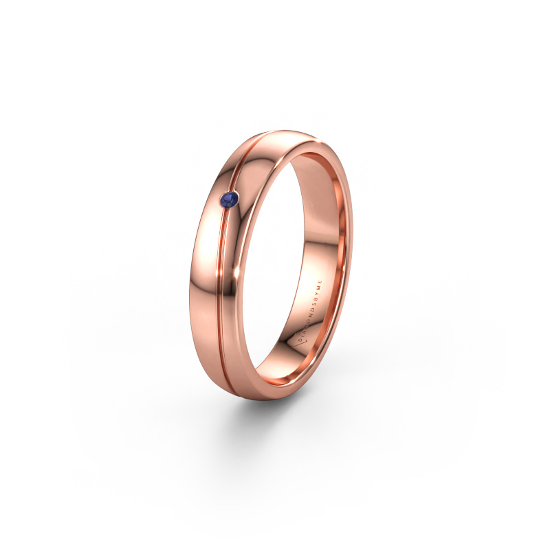 Bild av Vigselring WH0901L24AP 585 roséguld ±4 x 1,7 mm Safir