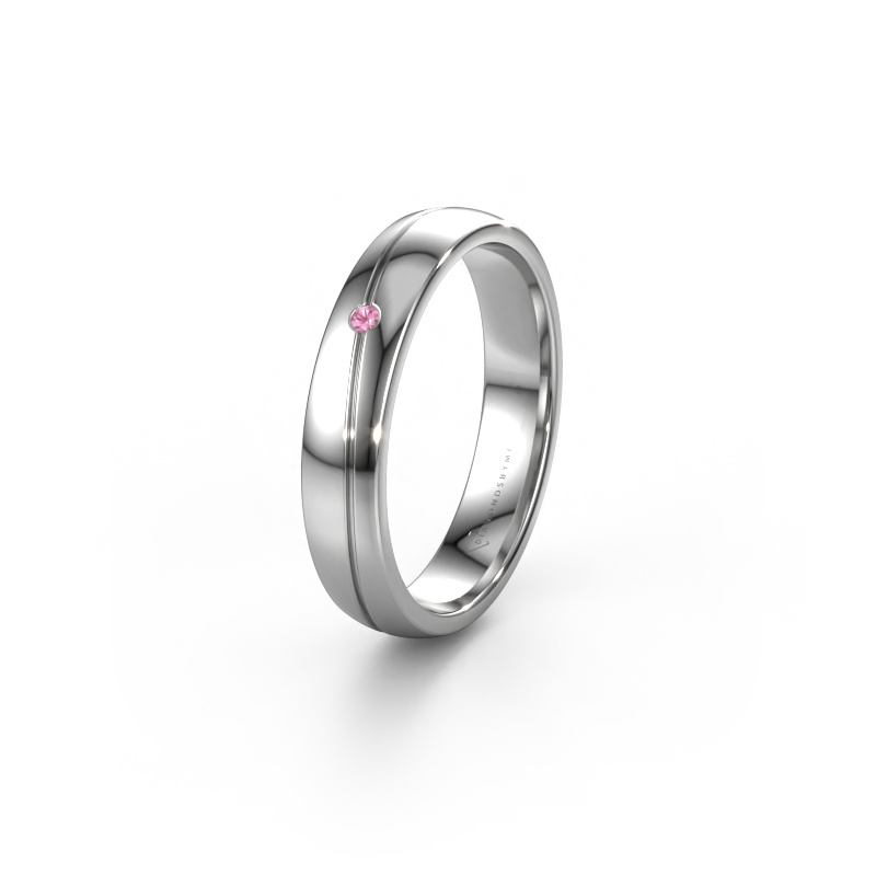 Image de Alliance WH0901L24AP 585 or blanc ±4x1.7 mm Saphir rose