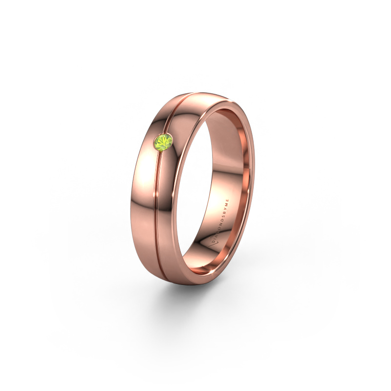 Image de Alliance WH0901L25AP 585 or rose ±5x1.7 mm Péridot