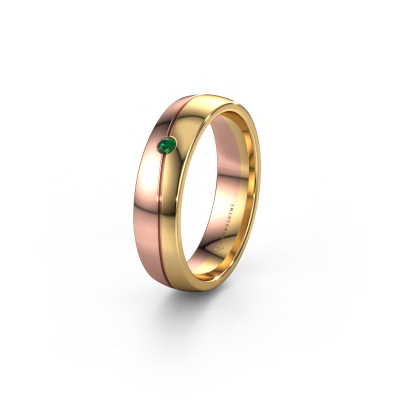 Bild von Ehering WH0901L25AP 585 Gold ±5x1.7 mm Smaragd