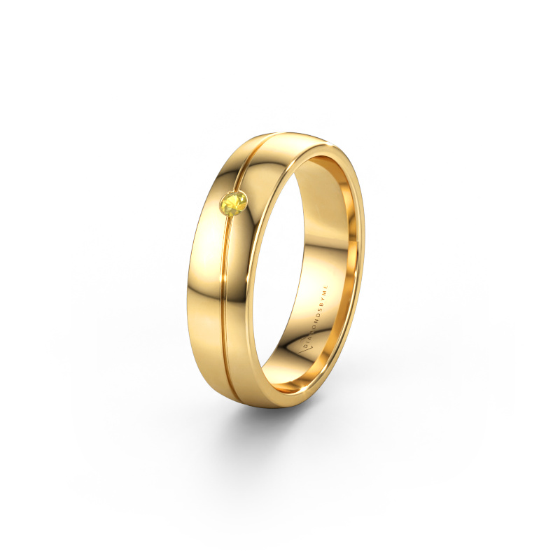 Immagine di Fede nuziale WH0901L25AP 585 oro ±5 x 1,7 mm Zaffiro giallo