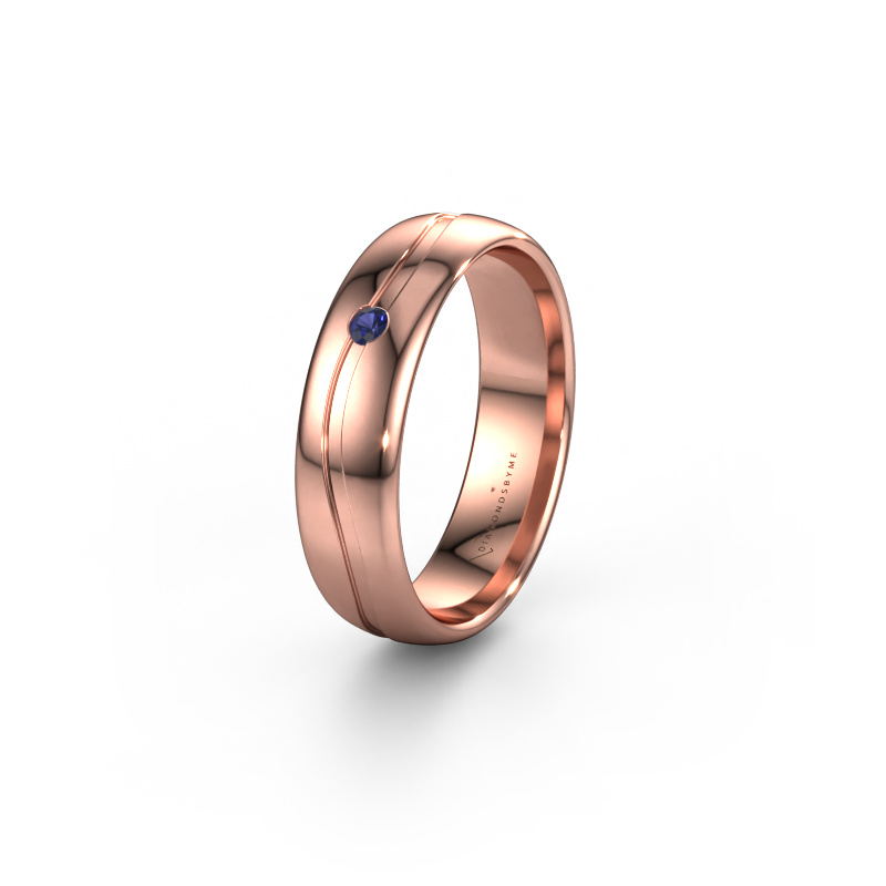 Bild von Ehering WH0905L35X 585 Roségold ±5x1.7 mm Saphir