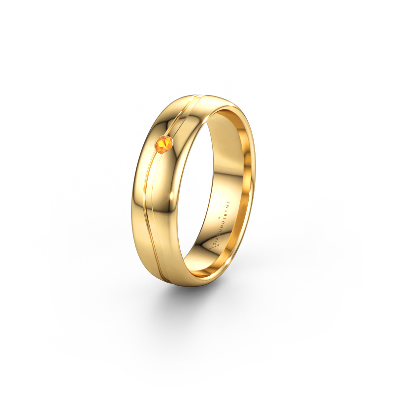 Immagine di Fede nuziale WH0905L35X 585 oro ±5 x 1,7 mm Citrino