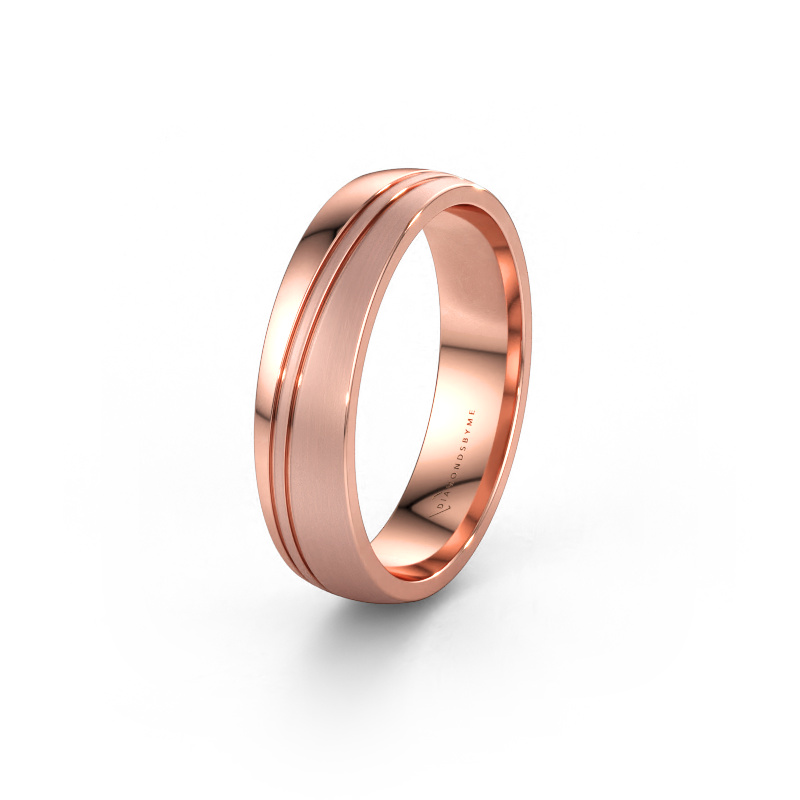 Immagine di Fede nuziale WH0909M25X 585 oro rosa ±5 x 1,5 mm